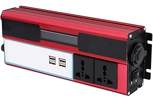 Chiyyak 4000W SOLAR POWER-INVERTER WAVE Digital Display Phone 4 USB Charger 220-240V