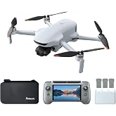 Potensic ATOM 3 Fly More Combo(RC PTD 2), Drones with Camera for Adults 4K 60fps, 8K Photo, 5.5&rsquo;&rsquo; Display, 120-Min Flight, 16KM Video Transmission, 1/1.3&rsquo;&rsquo; CMOS, AI Track 2.0, QuickShots, Under 249g