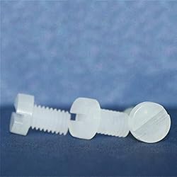 QuarkMRO - PVDF Plastic Slotted Cheese Head Screws