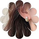 Allereyae Vintage Crystal Heart Earrings Rhinestone Heart Stud Earrings Cz Love Heart Dangle Earrings Gold Heart Love Stud Earrings Jewelry for Women (Gold)