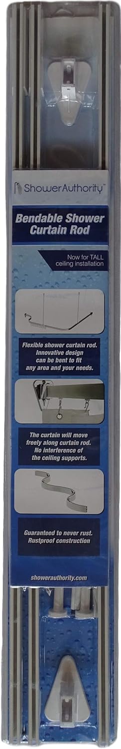 Amazon Com Bendable Shower Curtain Rod Curve Arch Custom Corner