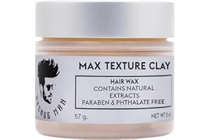 Avenue Man Texture Clay for Men - Premium Сlay Pomade for Men with Herbal Extracts - Frizz-Resistant & Lightweight Formula - Water-Based Matte Hair Clay - Paraben-Free Hair Putty (2oz)