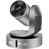 Evolsiti 4K HDMI PTZ Camera,Optical 20X Zoom Conference Room Camera,Auto Focus and auto Tracking,with IP/USB3.0/HDMI/RS232/RS485 for Live Streaming Video Conference and Church Education 