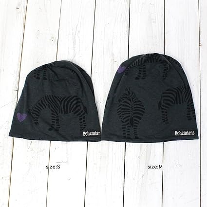 Amazon ボヘミアンズ Bohemians W Cap Love Zebra Grey 10 M F Grey ニット 通販