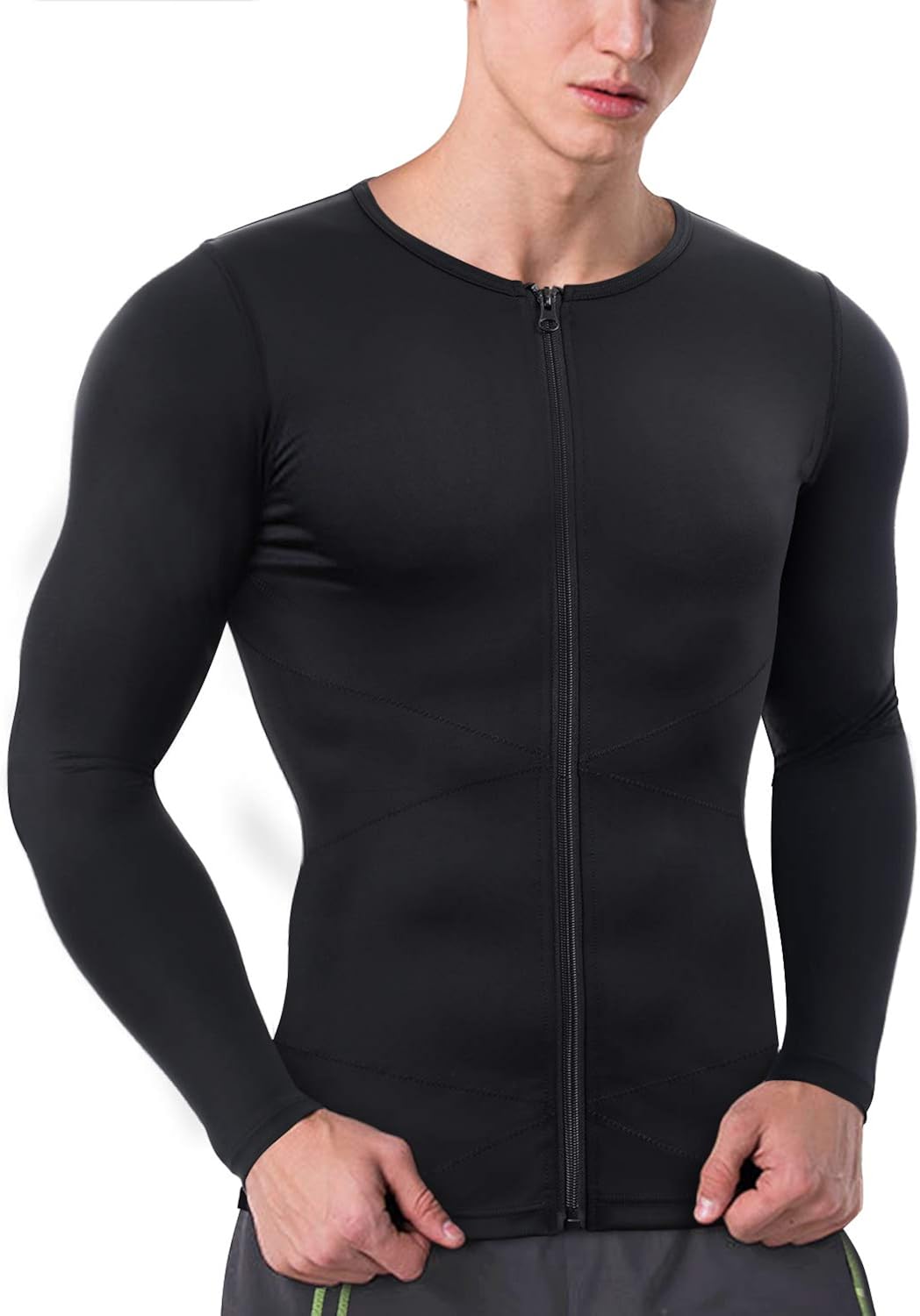 Wonderience Men Shapewear Slimming Body Shaper Compression