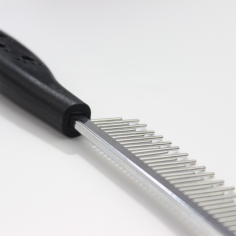 UEETEK Pet Grooming Comb,Stainless Steel Dog Paw Massaging Comb for Dog