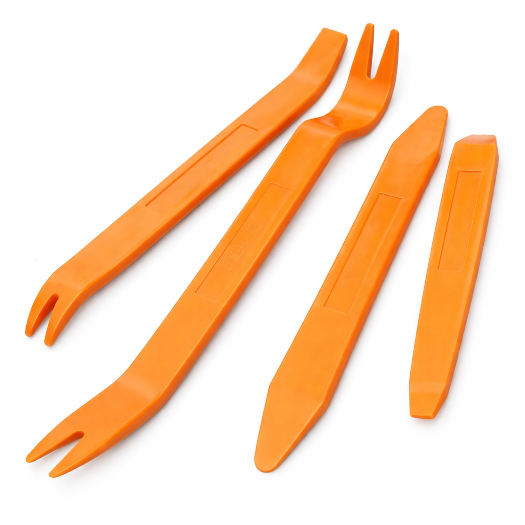 LUPO Trim Removal Tools for Cars, 4-Piece Set – Pry Bars for Centre Console, Door & Dashboard – Plastic Non-Marring Panel Remover Kit