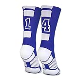 ChalkTalkSPORTS Custom Team Number Socks | Youth