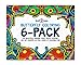Fuzzy Velvet Hanging Butterflies 6-Pack (Beautiful Coloring Designs, Each Arrives Uncolored)
