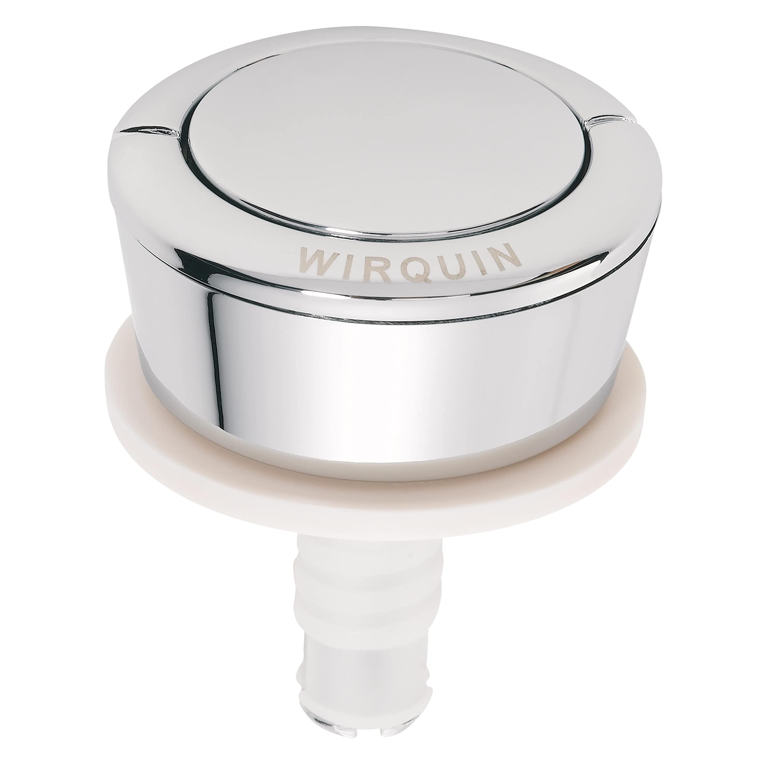 Wirquin 19007001 Jollyflush Single Flush Chrome Toilet Push Button - Multi-Colour