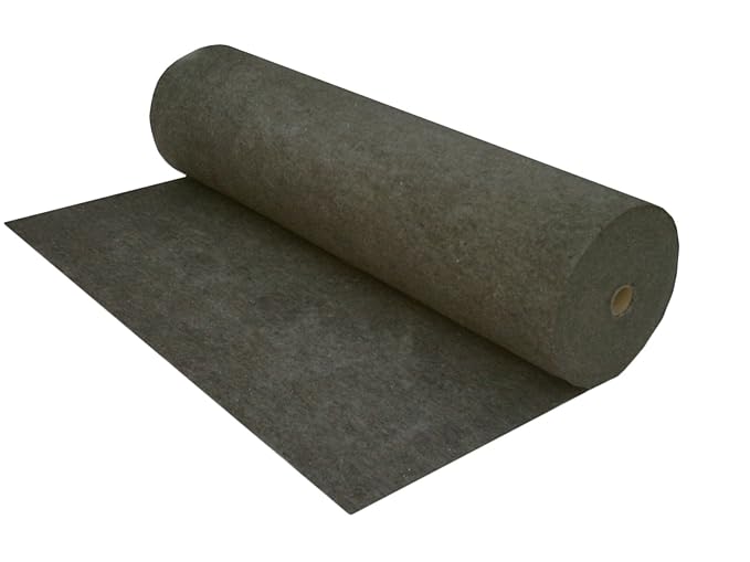 Teichvlies Teich Schutzvlies Teichschutzvlies Poolvlies für Teichfolie 300g 500g 1000g verschiedene Mengen (25m, graun 300g 2