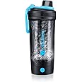 VOLTRX Shaker Bottle, Gallium USB C Rechargeable Electric Protein Shake Mixer, Shaker Cups for Protein Shakes and Meal Replacement Shakes, BPA Free, Made with Tritan, 24oz