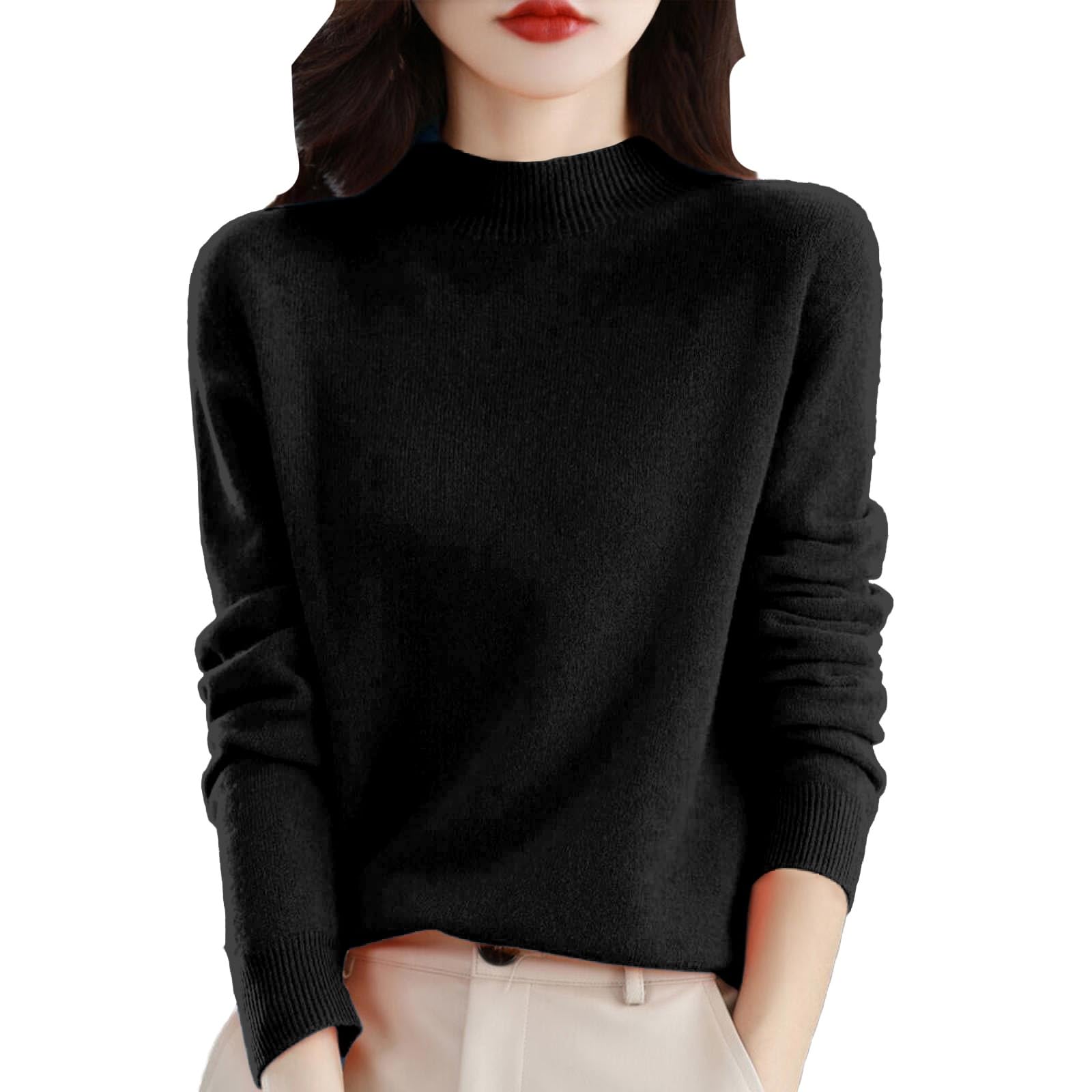 Amazon Essentials,Womens Cashmere Sweaters Long