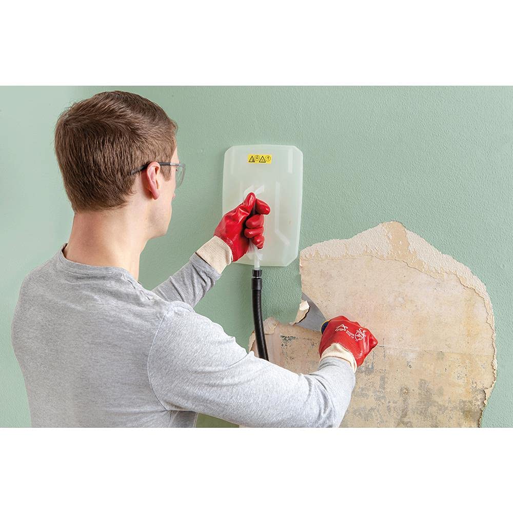 WAGNER Dampftapetenablöser SteamForce, Behälter 4 l, Dampfzeit max. 70 min, Gelb, Weiss, 3,7 m Schlauch, 2.000 W, 230 V 3