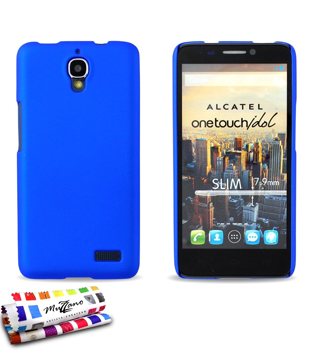 MUZZANO Original Le Pearls Rigid Case for Alcatel One Touch Idol - Blue