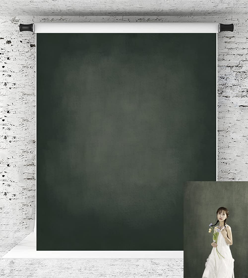 Kate Photo Background 1.5x2.2m/5x7ft Dark Green Backgrounds Abstract Photography Backdrop Portrait Texture Microfiber Backdrop for Photo Booth Props