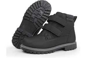 Tobfis Kids Waterproof Strap Work Boots (Toddler/Little Kid/Big Kid)