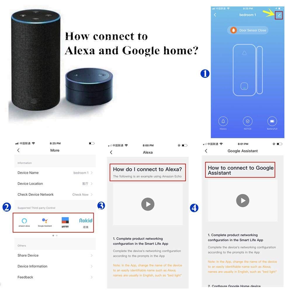 google home compatible sensors