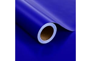 Iioscre Gift Wrapping Paper, Dark Blue Wrapping Paper Roll, Matte Metal Solid Color Wrapping Paper for Birthday Christmas Wedding Baby Shower Father's Day Valentine's Day, 17.3 Inch X 32.8 Feet