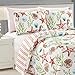 Great Bay Home Twin/Twin XL Coastal Quilt Bedding Set, Summer Coastal Quilt with Sham, Beach 2-Piece Reversible All Season Bedspread Quilt Set. Lightweight Nautical Quilted Coverlet. Multi