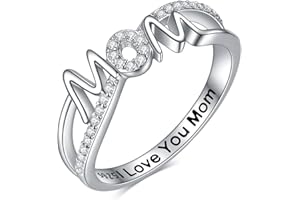 YFN Mom Mother Rings for Women Sterling Silver Women Rings