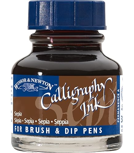 Amazon.com: Winsor & Newton Calligraphy Ink, 30ml (1-oz) Bottle