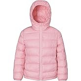 Hooded Puffer Jackets for Boys and Girls – Lightweight and Packable – Autumn and Winter Coat, Warm and Comfy