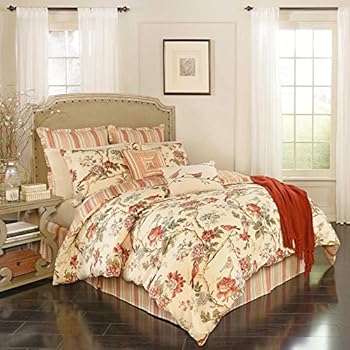Amazon.com: WAVERLY Charleston Chirp Queen Comforter Set