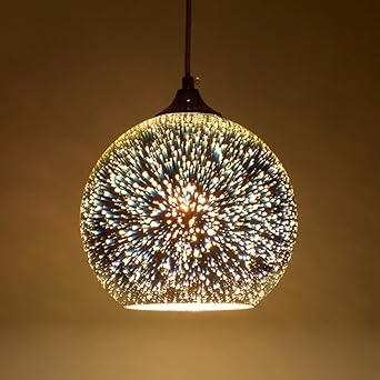Modern 3d Multicolor Creative Glass Ceiling Lights Lamp Shade Chandelier Minimalist Art Pendant Lights Style B