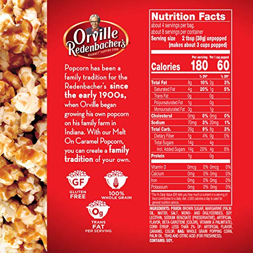 Orville Redenbacher’s Melt On Caramel Microwave Popcorn, 2.19 Ounce