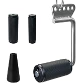KORIKAHM Arm Wrestling Handles, Thick Armwresting Training Equipment LAT Pulldown Attachments D Handle, V Bar Cable Machine Attachments, Gym Handles for Forearm, Wrist Strength Training