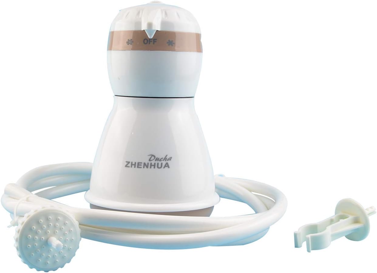 Captolife Water Heating Shower Head | Tank Less | Instant Water Heating | 3 Heating Modes | Easy Installation | Hand Shower Pipe Included | Premium Model | All Season Use | Consumes Less Electricity