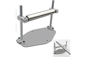 DUOYUZHIYU Adjustable Cutting Machine Support Frame, Height Adjustable Cutting Machine Table Saw Stand, Cutting Machine Material Support Stand Height Adjustable Range 1.5- 7.8 Inch