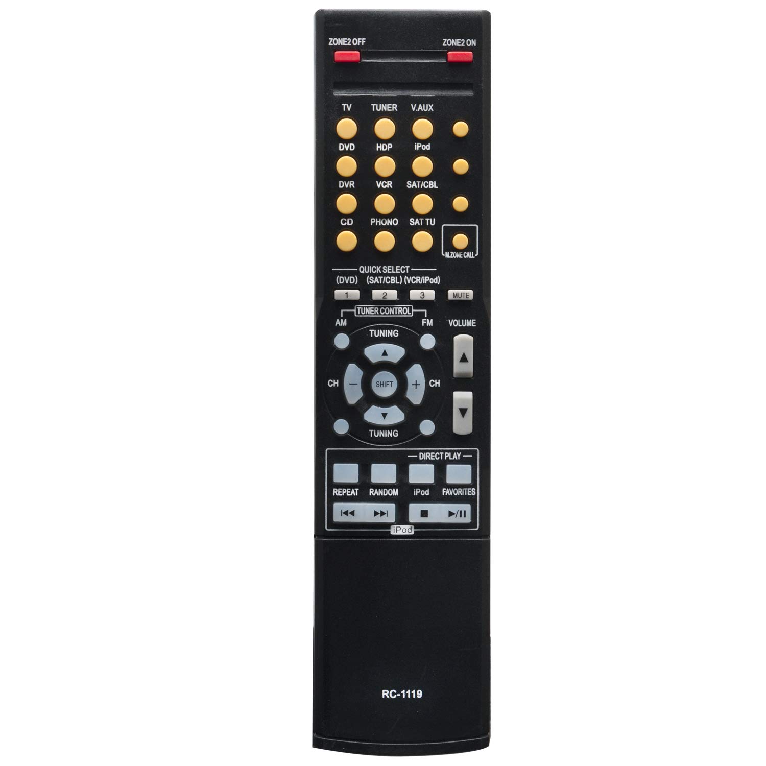 VINABTY RC-1119 Remote Control replacement fit for Denon AV Receiver AVR-2310CI Avr-2310ci