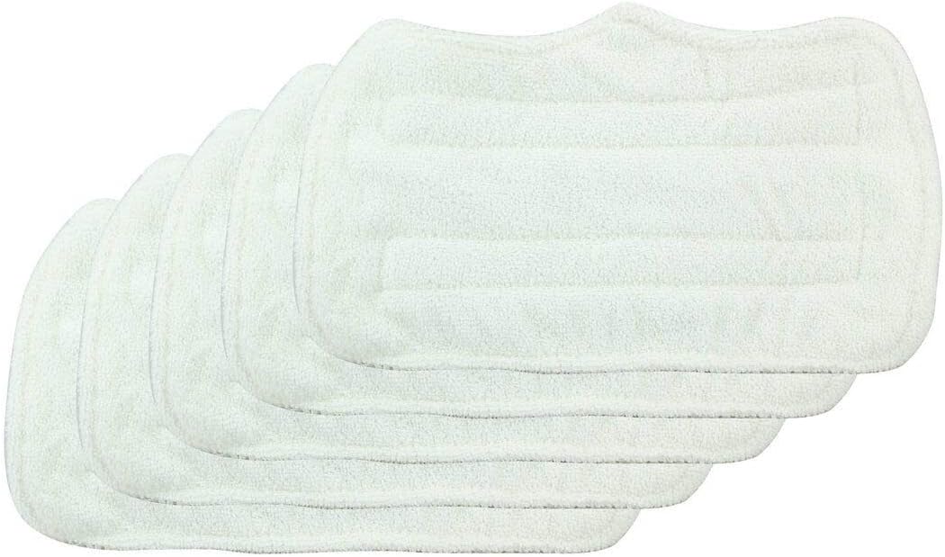 Cartener 5 Pcs Microfiber Pads Replacement for Shark Steam Mop Euro Pro S3250 XT3101 S310