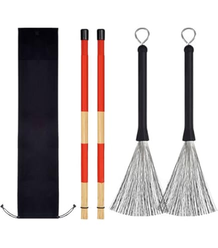 GONALCA - Set De 5 Baquetas Para Tamborim (Simulación Silicona), 38 Cm - Ref. 02904
