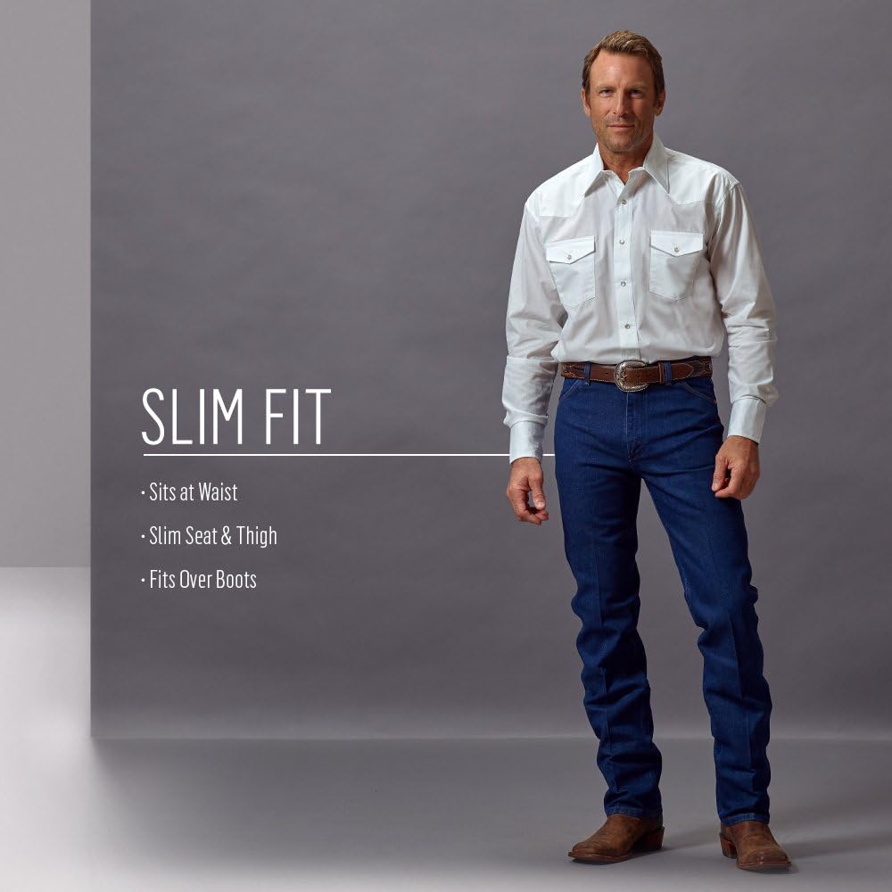Wrangler Men's 0936 Cowboy Cut Slim Fit Jean at  Men’s Clothing store