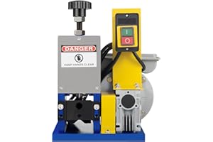 Uargd Automatic Electric Wire Stripping Machine 0.05"-0.98", Portable Dark Blue Wire Stripper, Efficient Tool for Scrap Coppe