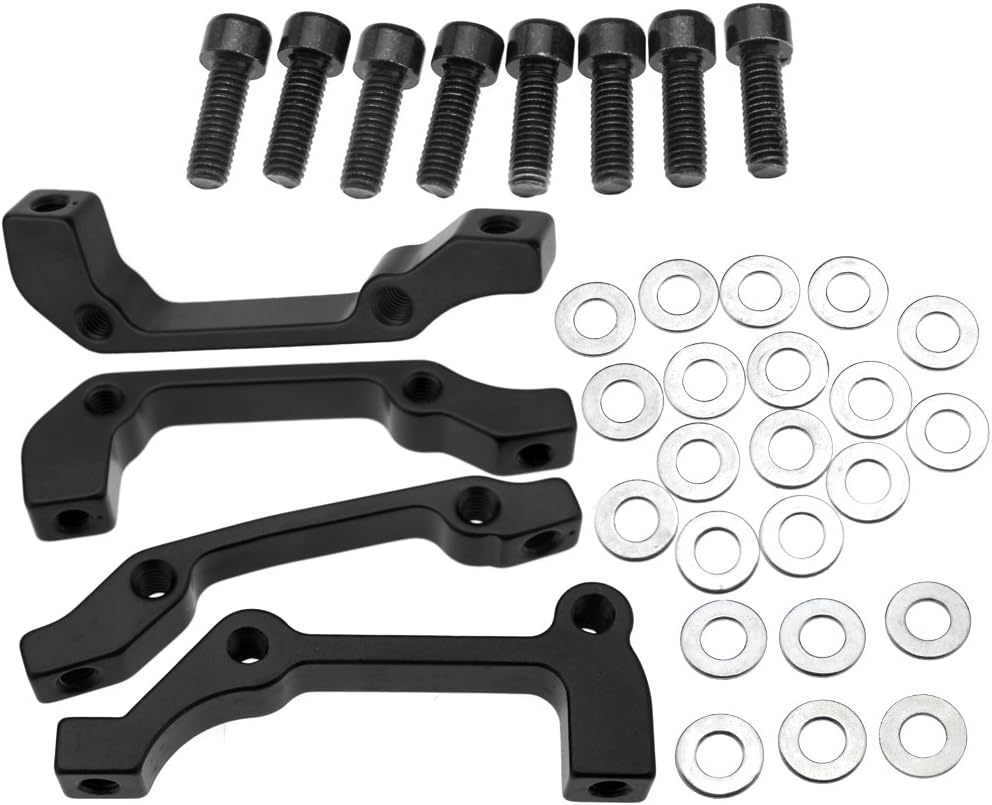 Micro Trader 160/180mm Front&Rear CNC Disc Brake Adapter Caliper Post Mount PM to is Standard