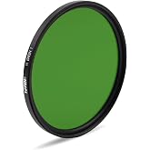 Tiffen 72mm 11 Green # 1 Black &amp; White Camera Lens Filter | Green Filter for Monochrome Photography, darkens sky, Improves cloud and sky contrast, Enhance Skin Tones, Contrast Control