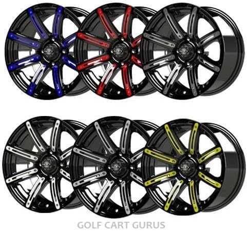 14" Black Illusion Wheel and All-Terrain Tire Combo (Set of 4)