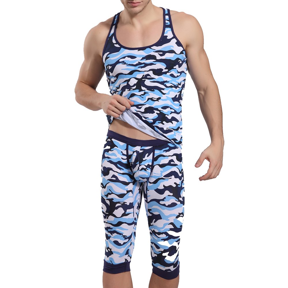 Modal Fibre S-NB60434 Tank Top Blue Size S