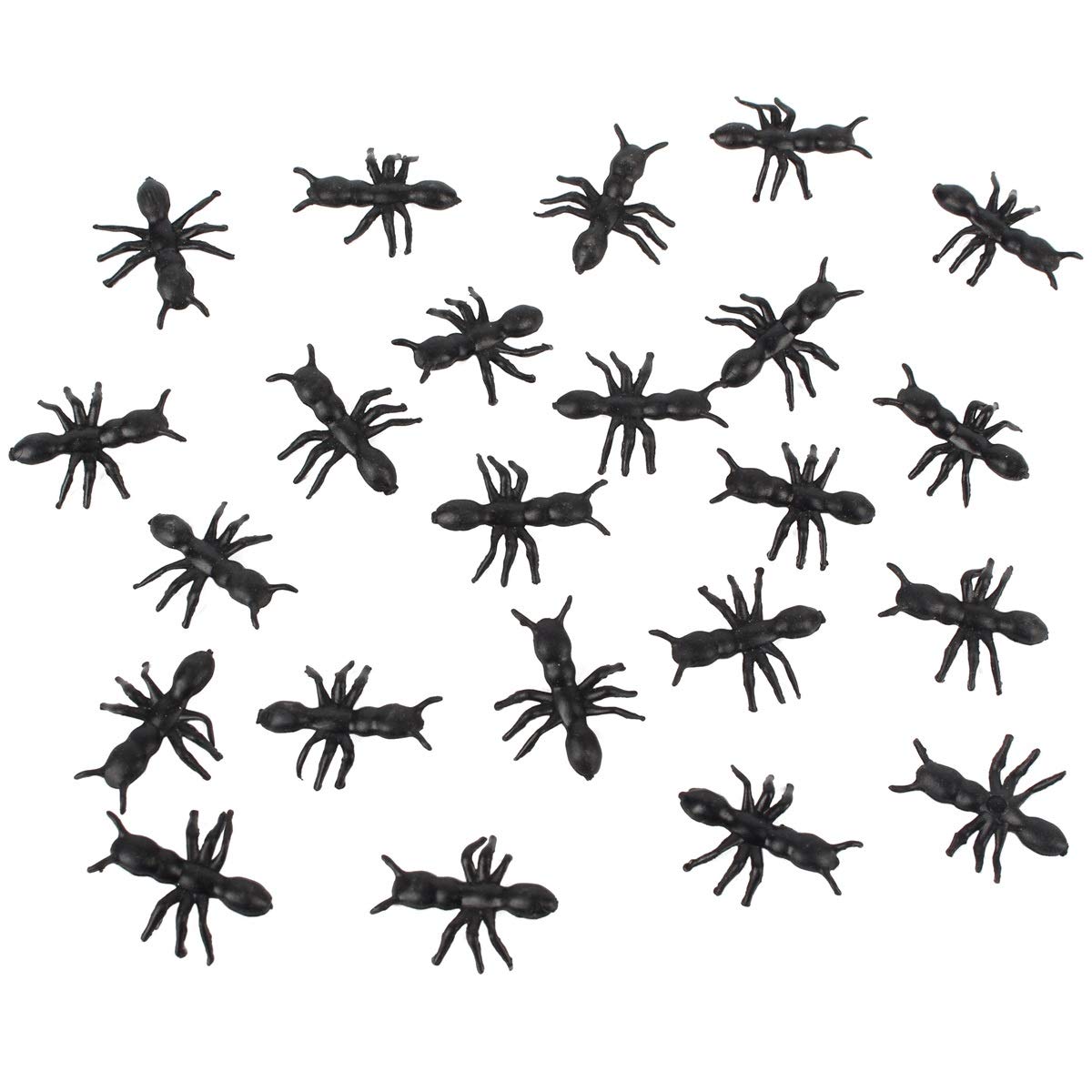 FeiWen Plastic Realistic Insects Toys Plastic Flies,Spider,Ant,Gecko,Halloween Party Decor April Fools Day Decoration (ant)