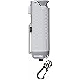 SABRE Safe Escape 3-In-1 Pepper Gel With Seat Belt Cutter & Window Breaker, Maximum Strength Pepper Spray, Snap Clip Keychain for Easy Carry & Fast Access, 0.54 fl oz, Easy to Use Fast Flip Top Safety