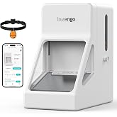 Invengo RFID Automatic Cat Feeder, Microchip &amp; RFID Tag Compatible | APP Control, Cat Recognition, Stop Food Theft, Diet Tracking for Multi-Pet Homes and Different Diets