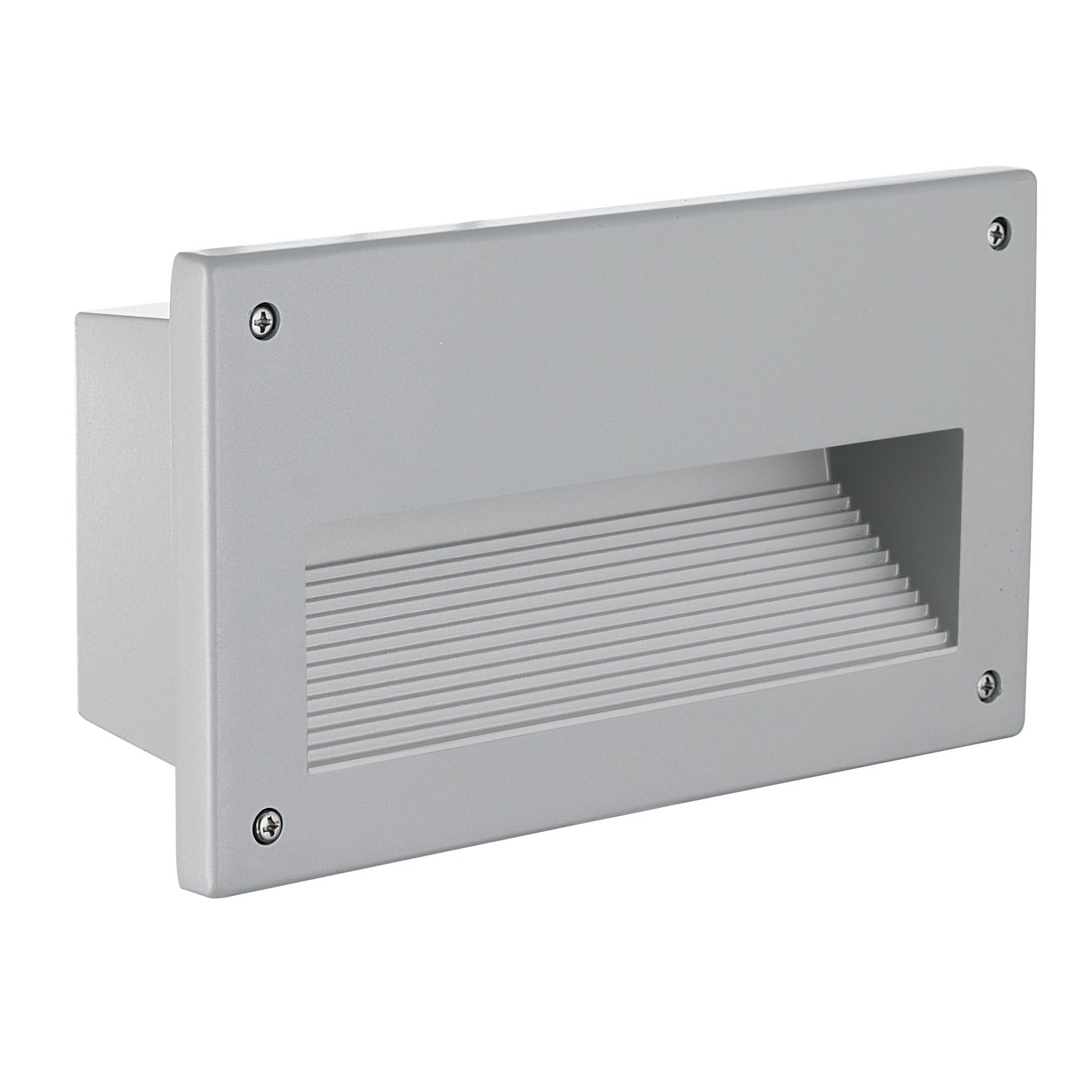 EGLO recessed downlight, Zimba aluminium, white, IP44, 60W, 88575