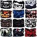 VANCROWN Headwear Head Wrap Sport Headband Sweatband 220 Patterns 12 in 1 Magic Scarf 12PCS & 6PCS 12 in 1 (12PCS.Skeletons)