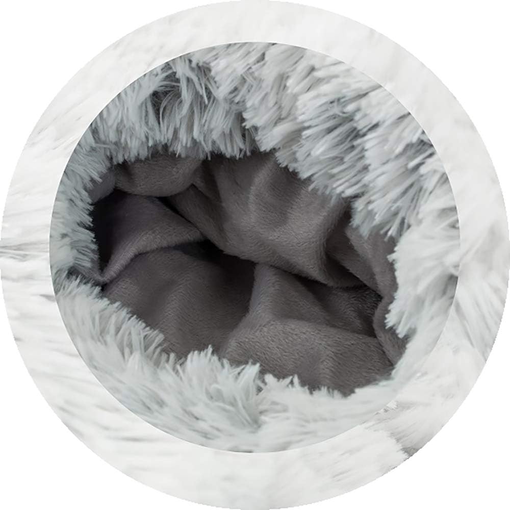 HIPIPET Cat Sleeping Bag Self Warming Cozy Plush Pet Bed Washable Cat Beds for Indoor Cats Cave Warmer for Small Large Cats : Pet Supplies