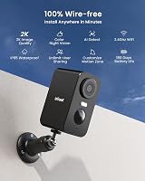 ieGeek 2K Wireless Security Camera Outdoor Battery Rechargeable 2 Pack view 3