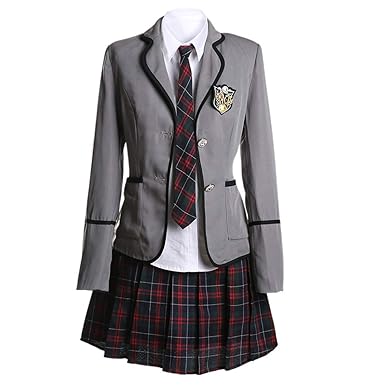 URSFUR Mädchen Japan Kostüm Langärmelige Anzug Cosplay Uniform Anime Uniform